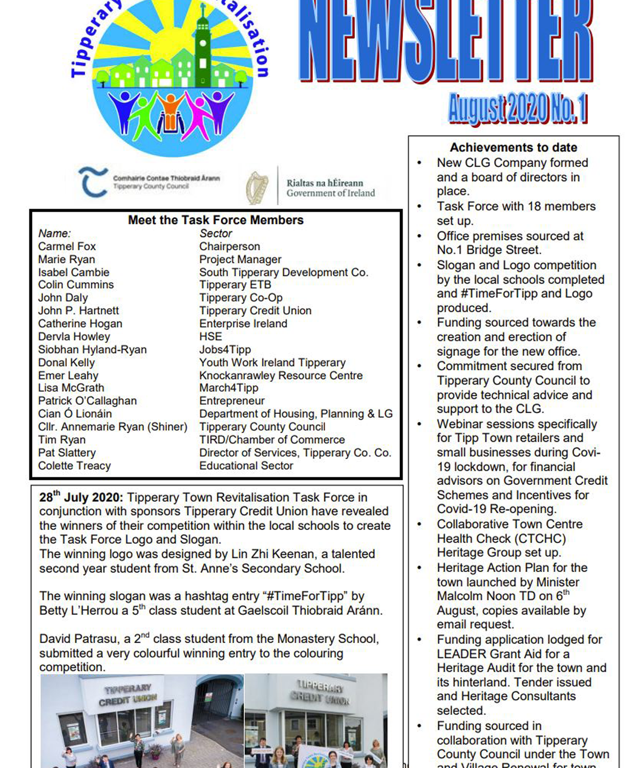 Newsletter August 2020