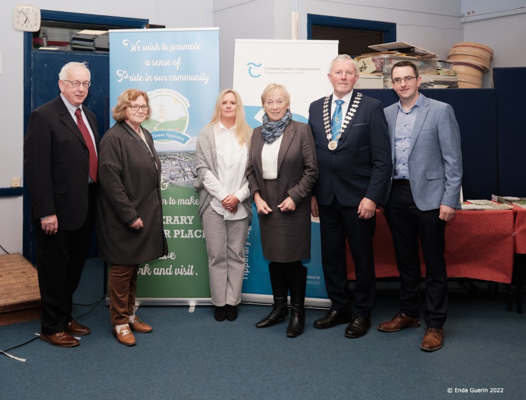 L-R Paul O'Callaghan, Carmel Fox, Ruth Broderick, Éanna Ní Lamhna, Cllr, Roger Kennedy, Michael Begley
