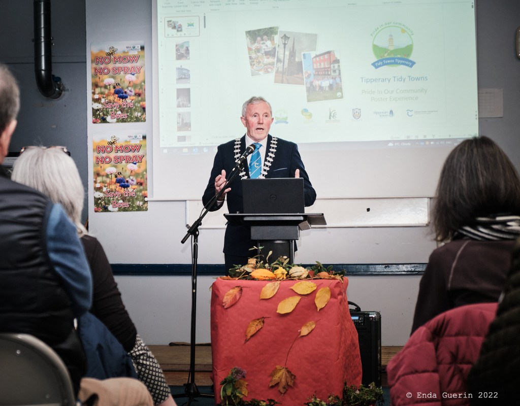 Cllr. Roger Kennedy, Cathaoirleach, Tipperary County Council gives the opening address