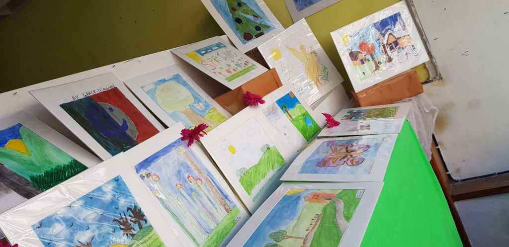 Artwork from Winter into Spring Exhibition